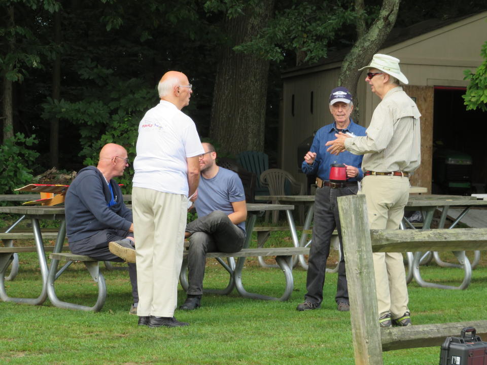 Brian W and Jim S fly their planes